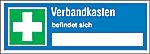 Hinweisschilder auf Sicherheitseinrichtungen