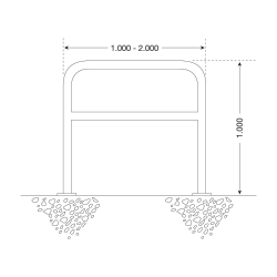MORION stainless steel hanger with knee rail (4)