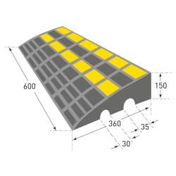 MORION curb ramp, rubber (3)