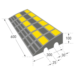 MORION curb ramp, rubber (4)