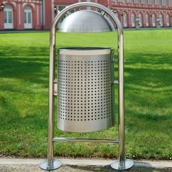 MORION waste bin made of stainless steel DS35 (2)