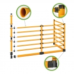  BLACK BULL FLEX+ Rammschutz-Geländer High-Line mit Unterfahrschutz  (1)