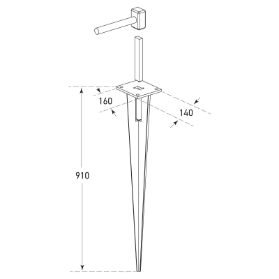  Zubehör Absperrpfosten  (0)