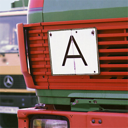 Warntafel fr Abfalltransporte